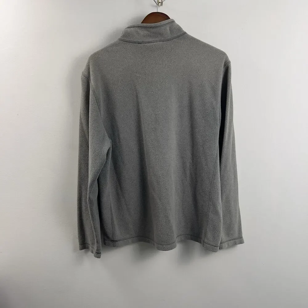 The North Face Fleece 1/4 Zip Grey Men’s Size Large Pullover